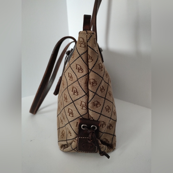 Dooney & Bourke Brown Purse with Shoulder Straps - Picture 3 of 8